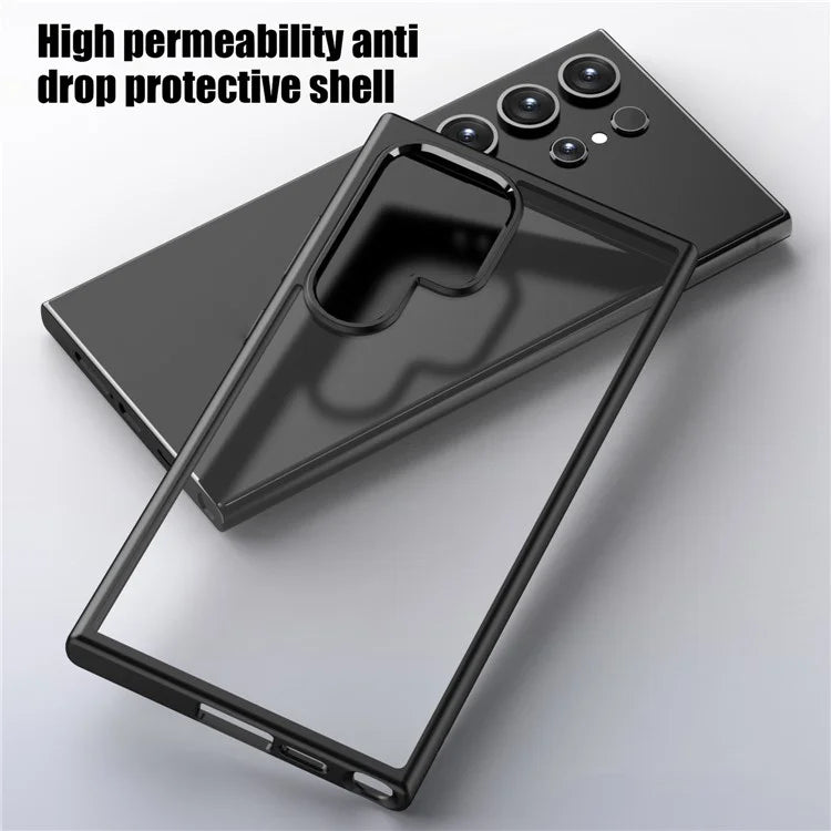 For Samsung Galaxy S24 Ultra Case Shockproof Slim Hard PC+Soft TPU Phone Shell