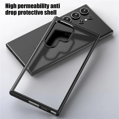 For Samsung Galaxy S24 Ultra Case Shockproof Slim Hard PC+Soft TPU Phone Shell