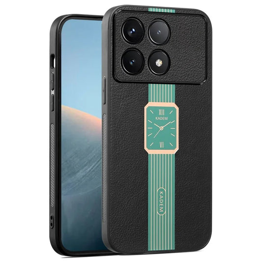 KADEM For Xiaomi Redmi K70 5G / K70 Pro 5G Cover Leather+Acrylic+TPU Cell Phone Case