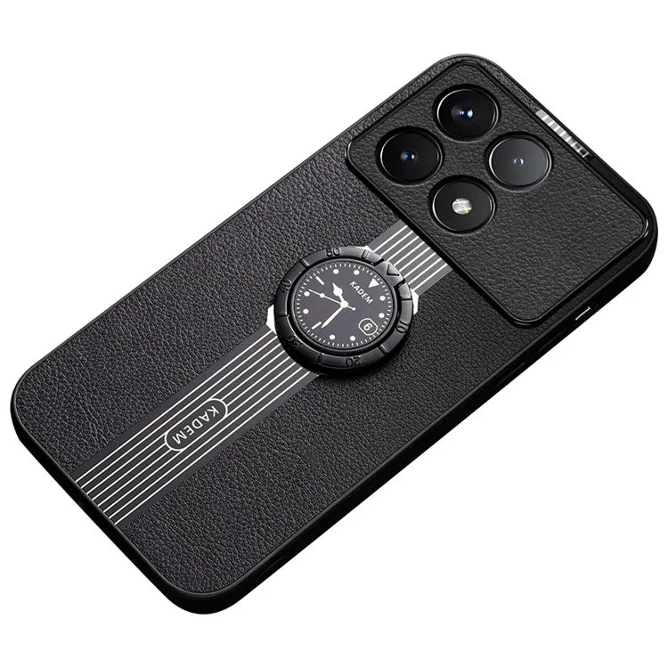 KADEM For Xiaomi Redmi K70 5G / K70 Pro 5G Watch Pattern Cell Phone Case Ring Kickstand Cover