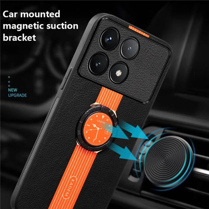 KADEM For Xiaomi Redmi K70 5G / K70 Pro 5G Watch Pattern Cell Phone Case Ring Kickstand Cover