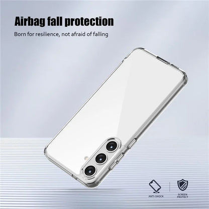 Aurora Series For Samsung Galaxy S24 Case Hard PC + Soft TPU Clear Phone Shell