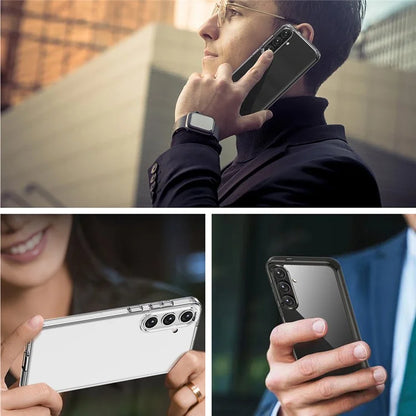 Aurora Series For Samsung Galaxy S24 Case Hard PC + Soft TPU Clear Phone Shell