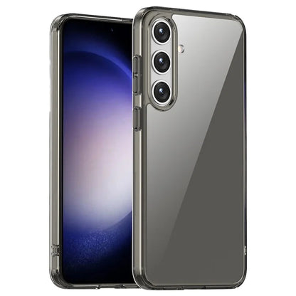 Aurora Series For Samsung Galaxy S24 Case Hard PC + Soft TPU Clear Phone Shell Tan