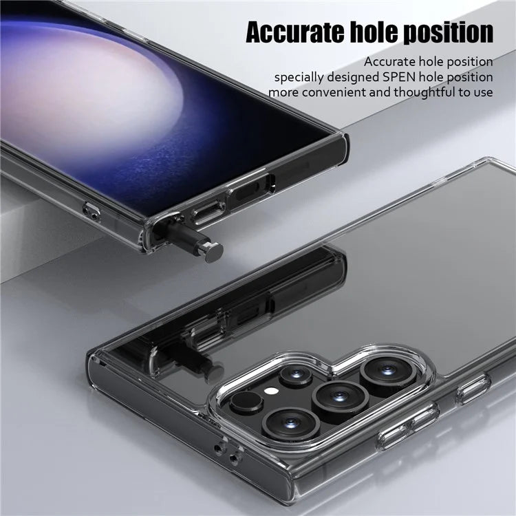 Aurora Series For Samsung Galaxy S24 Ultra Cell Phone Case Hard PC + Soft TPU Back Shell Cover