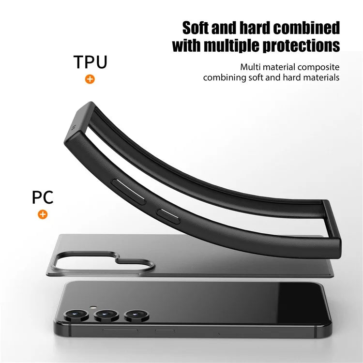 Magic Series for Samsung Galaxy S24 Case Translucent Matte TPU+PC Scratch-proof Back Shell