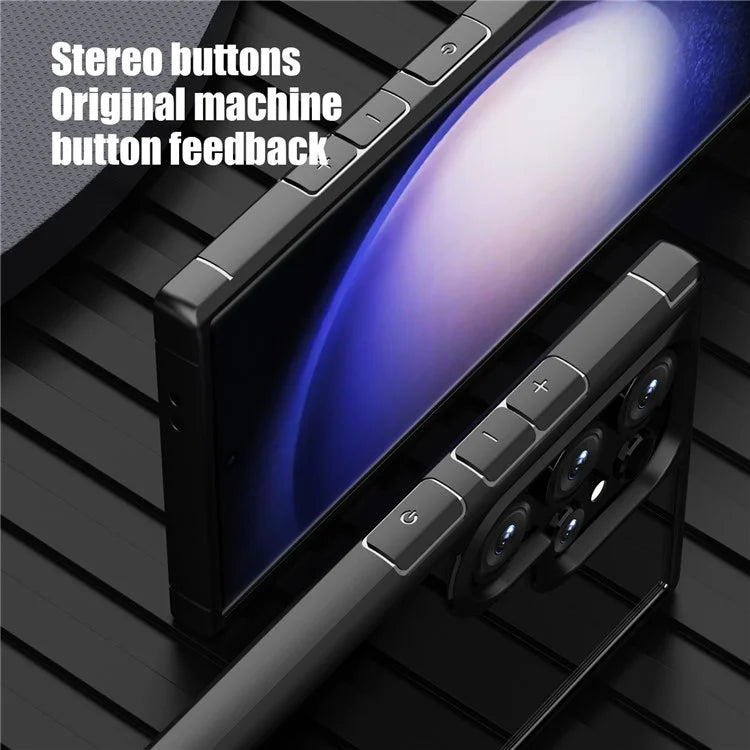 Defense Armor Series for Samsung Galaxy S24 Ultra Cell Phone Case TPU+PC Shockproof Clear Back Cover