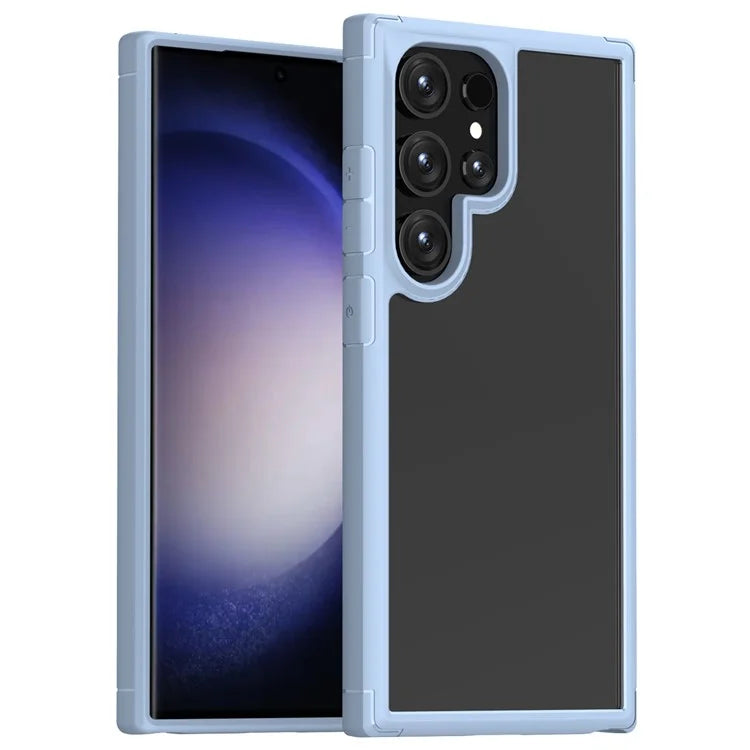 Defense Armor Series for Samsung Galaxy S24 Ultra Cell Phone Case TPU+PC Shockproof Clear Back Cover