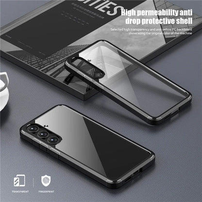 Defense Armor Series for Samsung Galaxy S24 Case Clear TPU+PC Phone Guard Cover