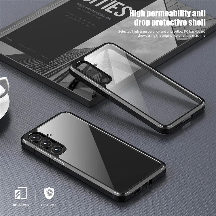 Defense Armor Series for Samsung Galaxy S24 Case Clear TPU+PC Phone Guard Cover