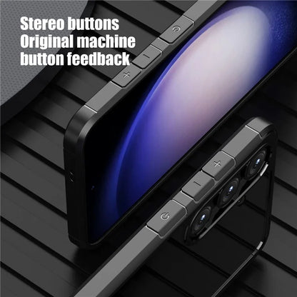 Defense Armor Series for Samsung Galaxy S24 Case Clear TPU+PC Phone Guard Cover