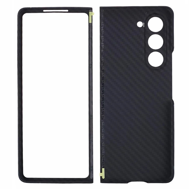 For Samsung Galaxy Z Fold5 5G Phone Case Aramid Fiber Color Stripe Precise Cutout Cover