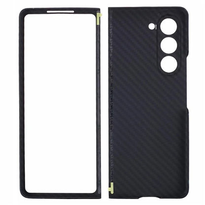 For Samsung Galaxy Z Fold5 5G Phone Case Aramid Fiber Color Stripe Precise Cutout Cover