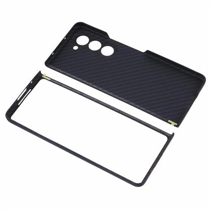 For Samsung Galaxy Z Fold5 5G Phone Case Aramid Fiber Color Stripe Precise Cutout Cover