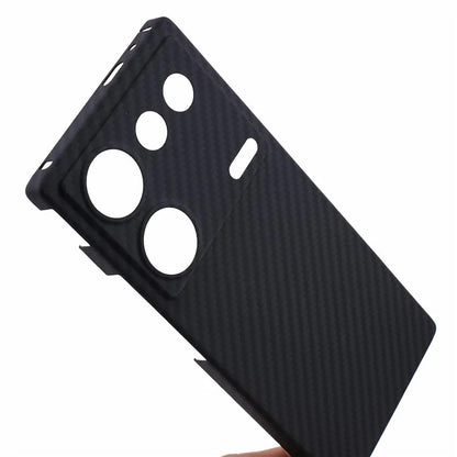Aramid Fiber Case for ZTE nubia Z50 Ultra Cover 1500D Coarse Texture Slim Precise Lens Cutout Phone Protector