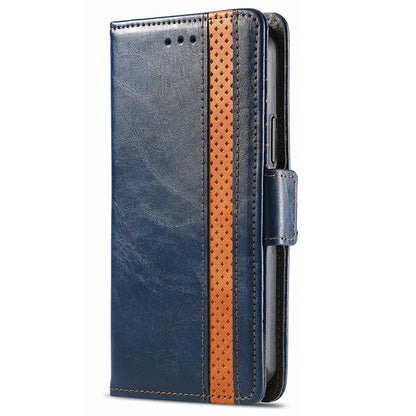CASENEO 002 Series For Samsung Galaxy S24 Ultra Case RFID Blocking Wallet Splicing Leather Cover