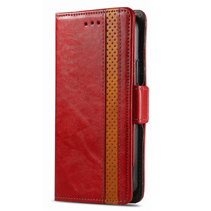 CASENEO 002 Series For Samsung Galaxy S24 Ultra Case RFID Blocking Wallet Splicing Leather Cover