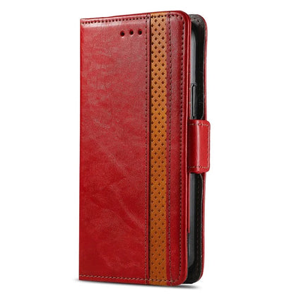 CASENEO 002 Series For Samsung Galaxy S24 Case RFID Blocking Splicing Wallet Phone Cover