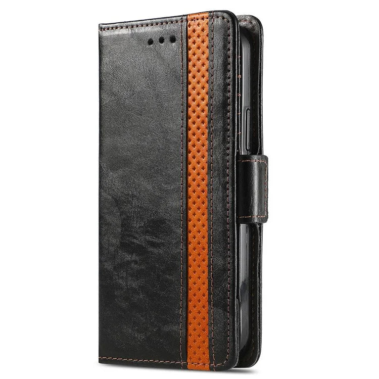 CASENEO 002 Series For Samsung Galaxy S24+ Case PU Leather Stand RFID Blocking Cover