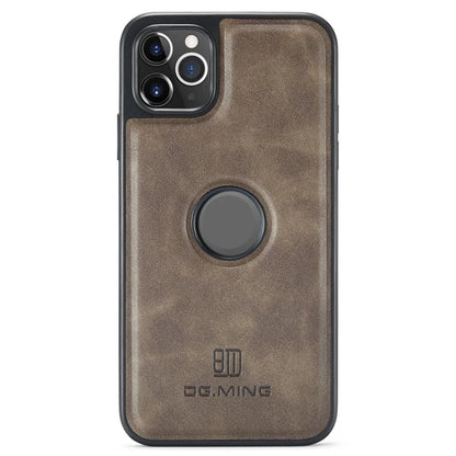 DG.MING For iPhone 11 Pro Max Case Leather Coating Phone Cover Wireless Charging