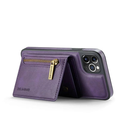 DG.MING M5 Series For iPhone 11 Pro Max Leather Case Detachable Magnetic Wallet