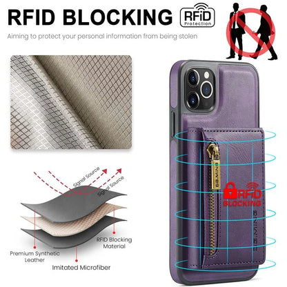 DG.MING M5 Series For iPhone 11 Pro Max Leather Case Detachable Magnetic Wallet