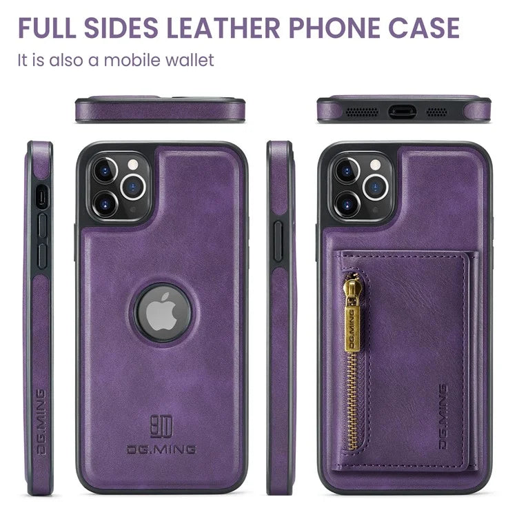 DG.MING M5 Series For iPhone 11 Pro Max Leather Case Detachable Magnetic Wallet