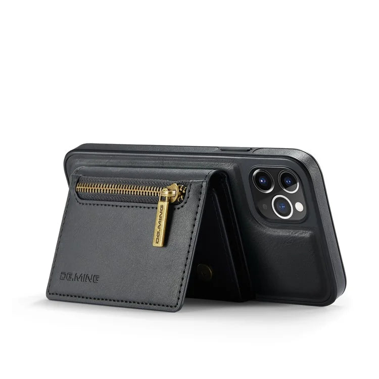DG.MING M5 Series For iPhone 11 Pro Max Leather Case Detachable Magnetic Wallet