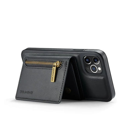 DG.MING M5 Series For iPhone 11 Pro Max Leather Case Detachable Magnetic Wallet