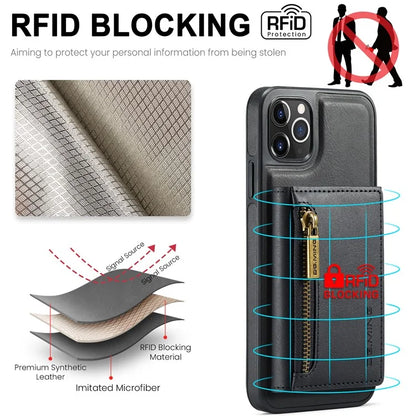 DG.MING M5 Series For iPhone 11 Pro Max Leather Case Detachable Magnetic Wallet