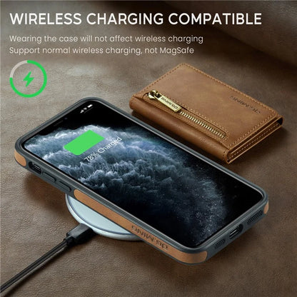 DG.MING M5 Series For iPhone 11 Pro Max Leather Case Detachable Magnetic Wallet