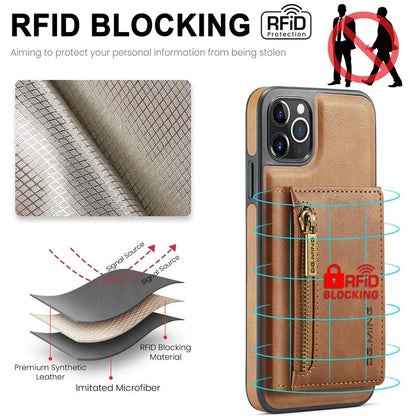 DG.MING M5 Series For iPhone 11 Pro Max Leather Case Detachable Magnetic Wallet