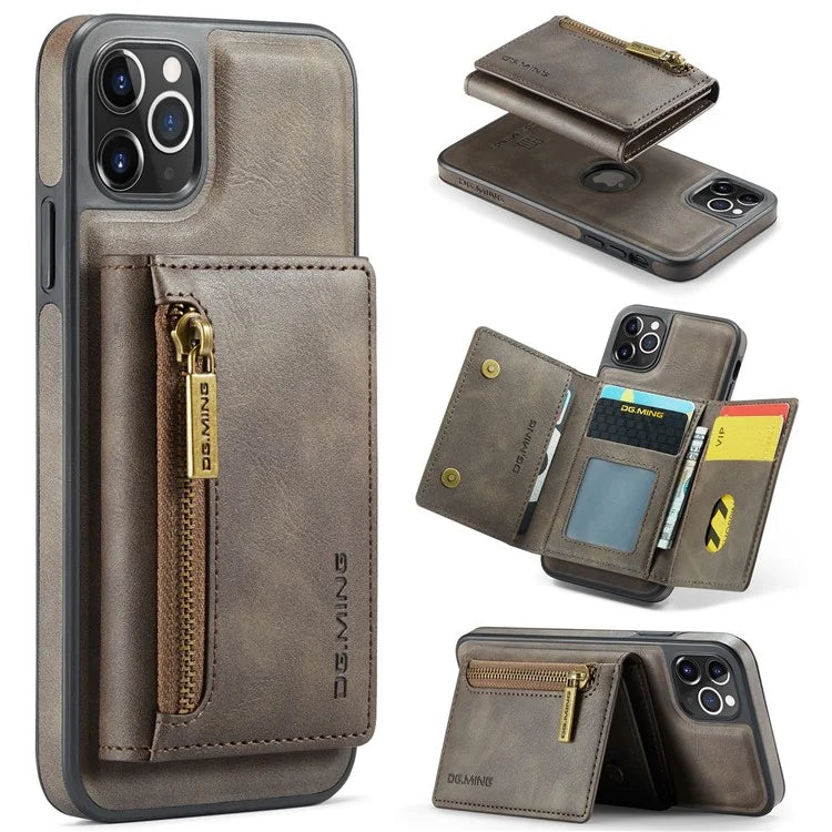 DG.MING M5 Series For iPhone 11 Pro Max Leather Case Detachable Magnetic Wallet