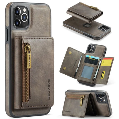 DG.MING M5 Series For iPhone 11 Pro Max Leather Case Detachable Magnetic Wallet