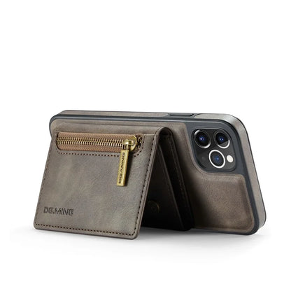 DG.MING M5 Series For iPhone 11 Pro Max Leather Case Detachable Magnetic Wallet