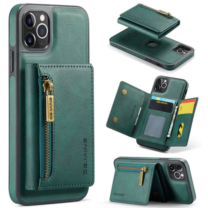 DG.MING M5 Series For iPhone 11 Pro Max Leather Case Detachable Magnetic Wallet