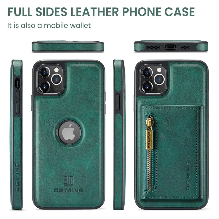 DG.MING M5 Series For iPhone 11 Pro Max Leather Case Detachable Magnetic Wallet
