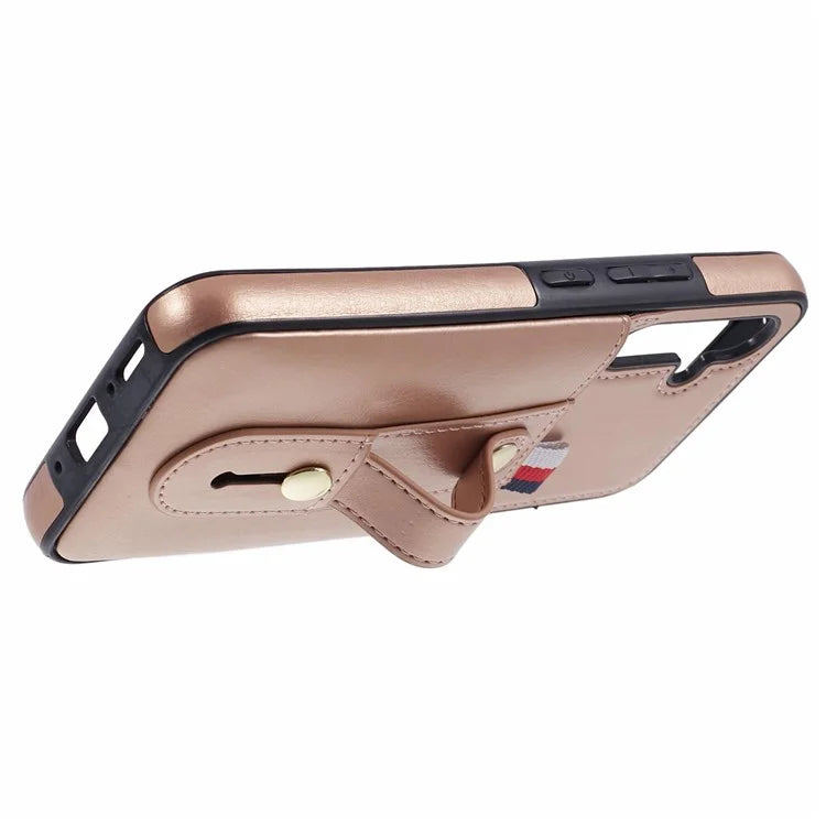 For Samsung Galaxy A14 5G / A14 4G Cell Phone Case Retro PU Leather Cover with Hidden Card Holder