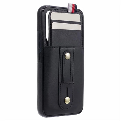 For Samsung Galaxy A14 5G / A14 4G Cell Phone Case Retro PU Leather Cover with Hidden Card Holder