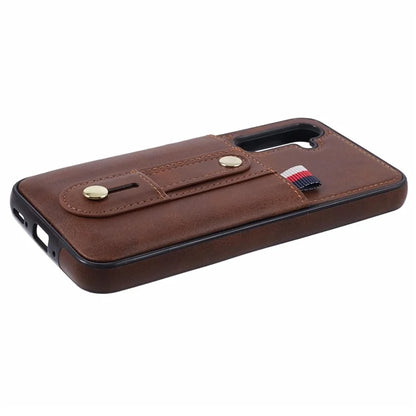 For Samsung Galaxy A14 5G / A14 4G Cell Phone Case Retro PU Leather Cover with Hidden Card Holder