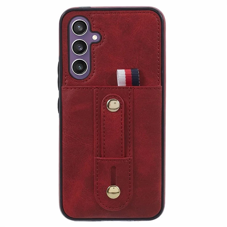 For Samsung Galaxy A14 5G / A14 4G Cell Phone Case Retro PU Leather Cover with Hidden Card Holder