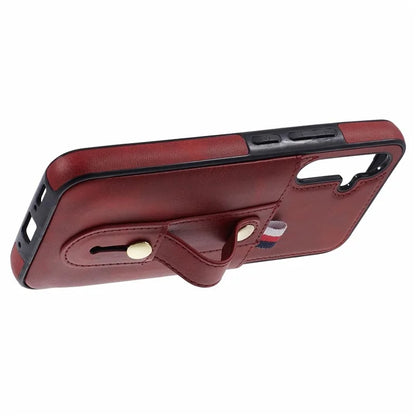 For Samsung Galaxy A14 5G / A14 4G Cell Phone Case Retro PU Leather Cover with Hidden Card Holder