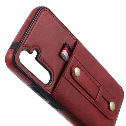 For Samsung Galaxy A14 5G / A14 4G Cell Phone Case Retro PU Leather Cover with Hidden Card Holder