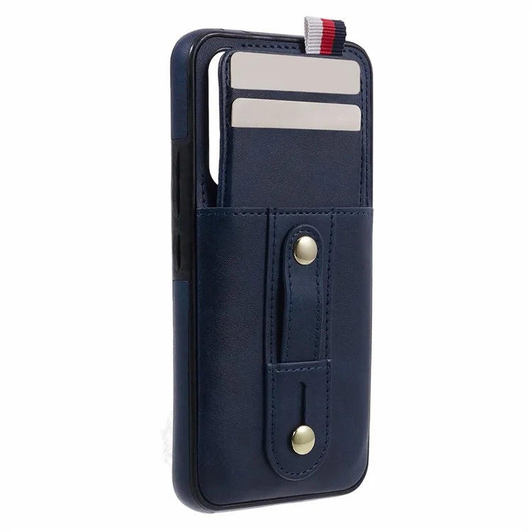 For Samsung Galaxy A14 5G / A14 4G Cell Phone Case Retro PU Leather Cover with Hidden Card Holder