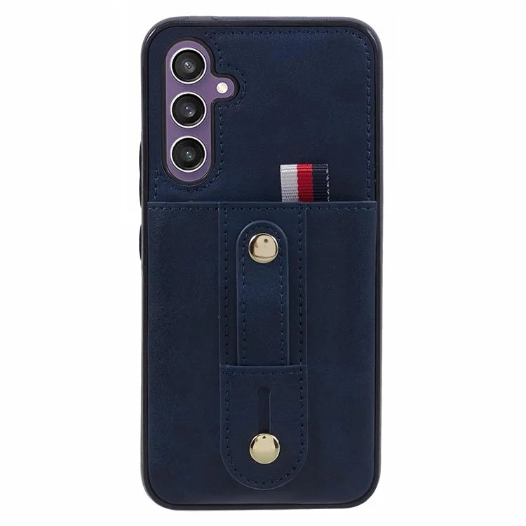 For Samsung Galaxy A14 5G / A14 4G Cell Phone Case Retro PU Leather Cover with Hidden Card Holder