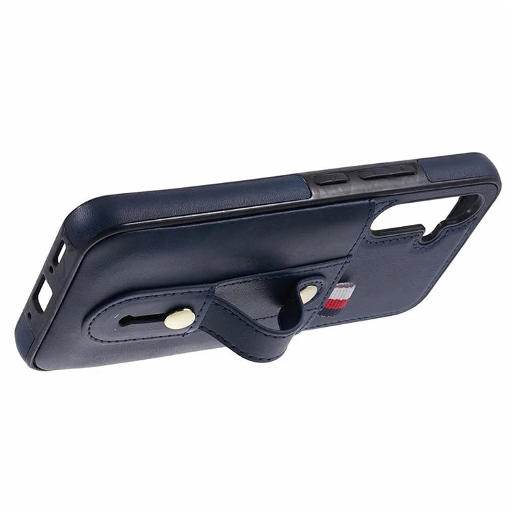 For Samsung Galaxy A14 5G / A14 4G Cell Phone Case Retro PU Leather Cover with Hidden Card Holder