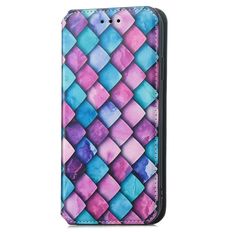 CASENEO 001 Series for Samsung Galaxy S24+ Leather Case RFID Blocking Phone Wallet Cover