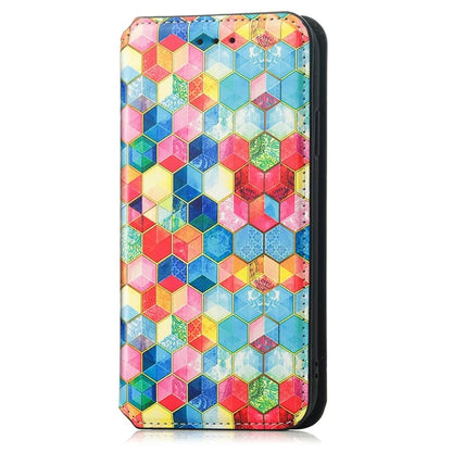 CASENEO 001 Series for Samsung Galaxy S24+ Leather Case RFID Blocking Phone Wallet Cover