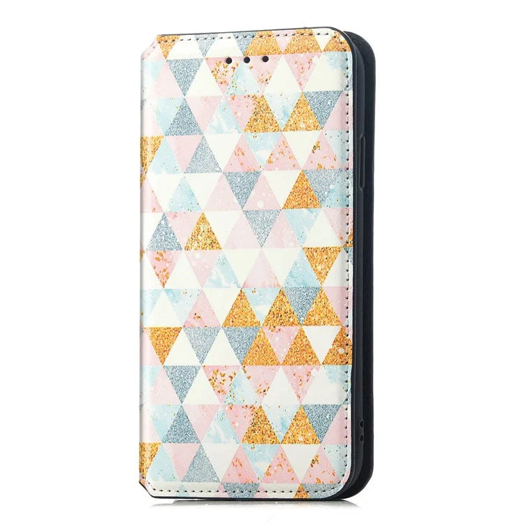 CASENEO 001 Series for Samsung Galaxy S24+ Leather Case RFID Blocking Phone Wallet Cover