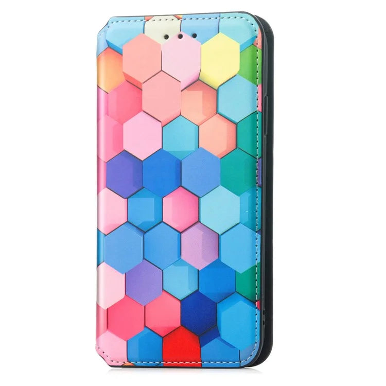 CASENEO 001 Series for Samsung Galaxy S24+ Leather Case RFID Blocking Phone Wallet Cover